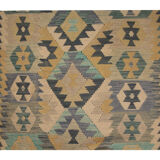 Traditional hand woven kilim runner rug 87x300cm