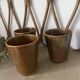 3 Digoin stoneware mugs