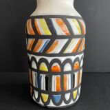 Earthenware “Rum” bottle by Roger Capron in Vallauris