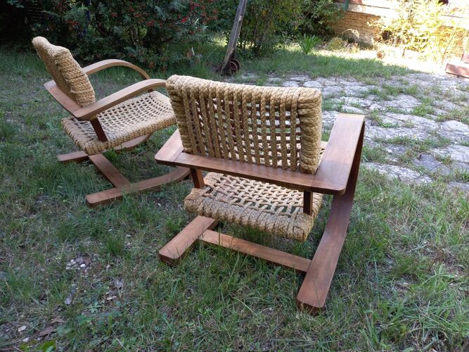 Paire de fauteuils 1950