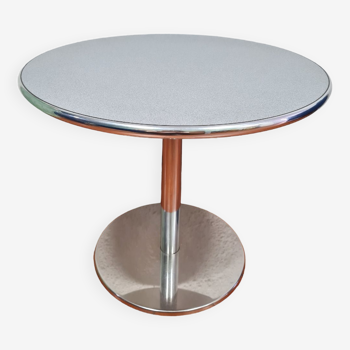 Table basse bistrot acier