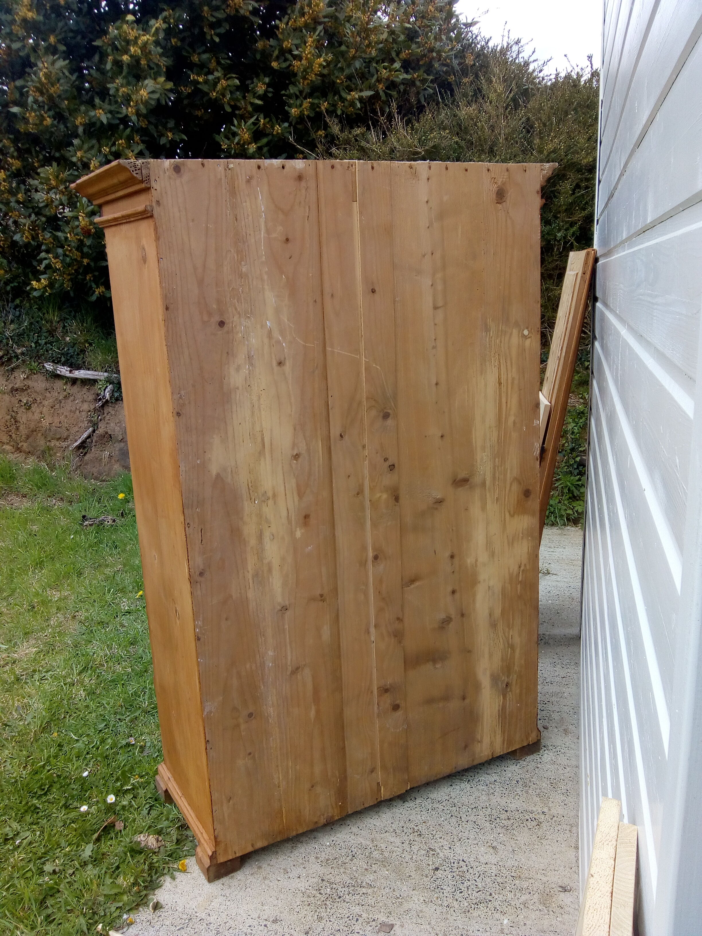 English pine cabinet