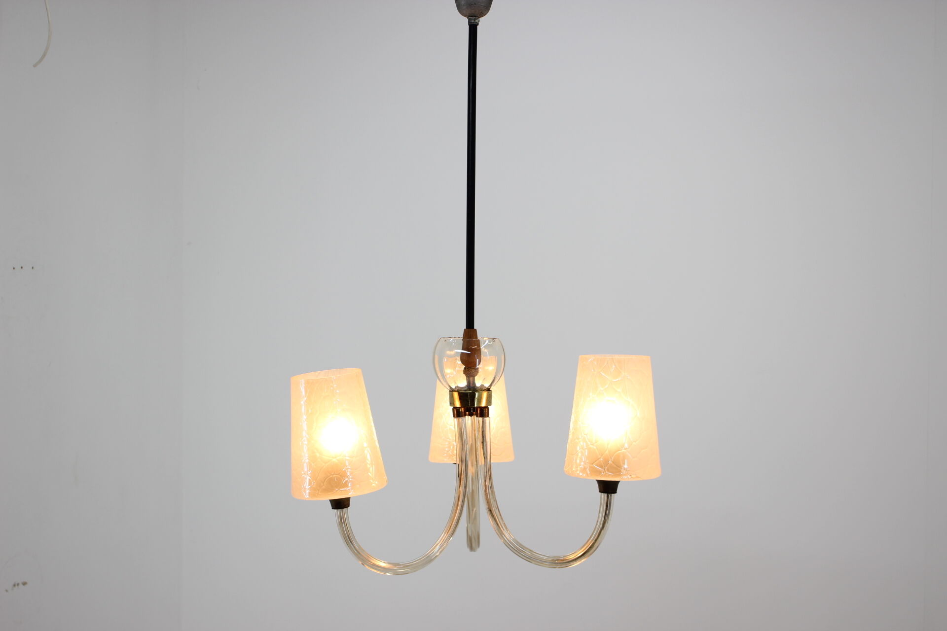 Glass chandelier, 1940´s