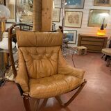 Fauteuil en cuir de Sigurd Ressel