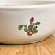 Plat en porcelaine décor coq