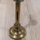 Antique Candle Holder Brass Push Candle 19th Century Vintage Chandelier