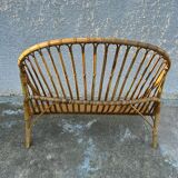 Rattan headboard