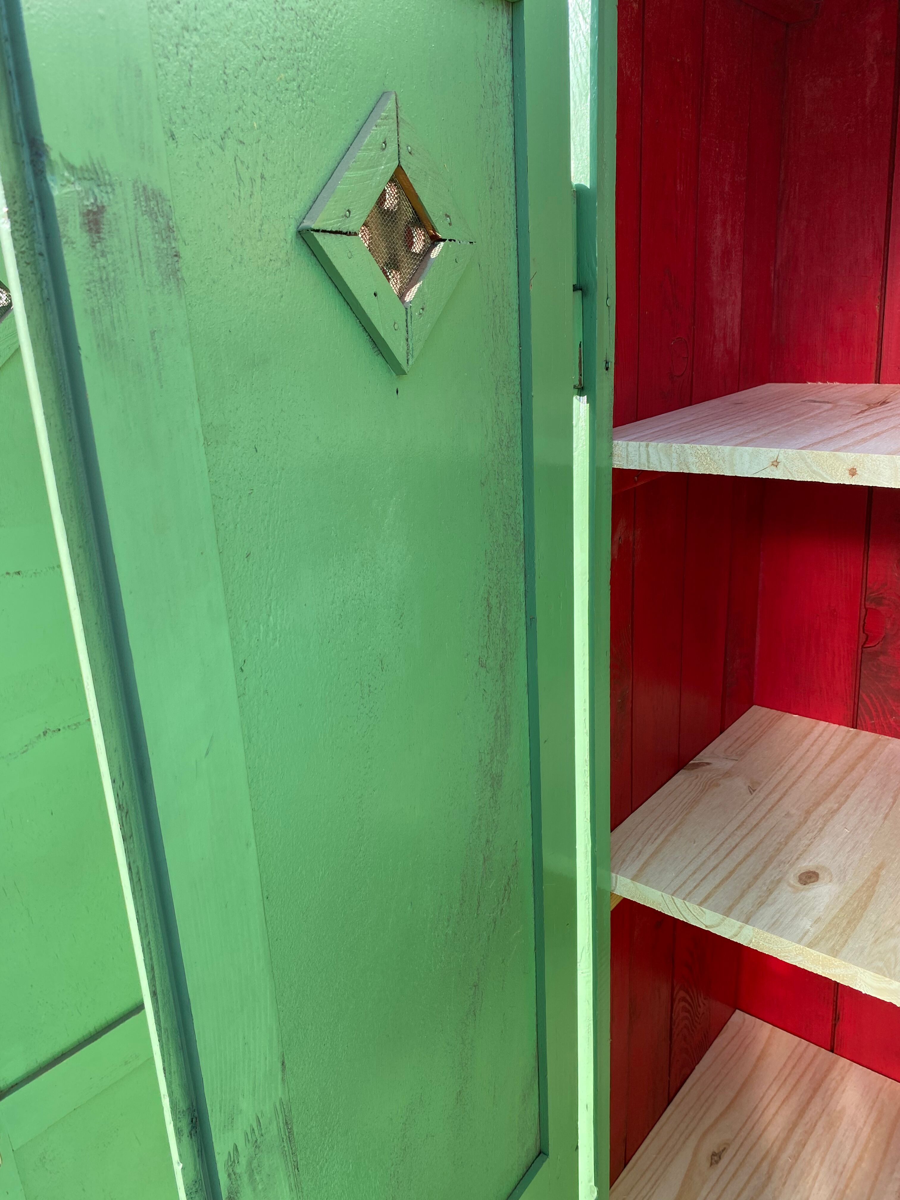 Vestiaire d’usine bois 3 portes