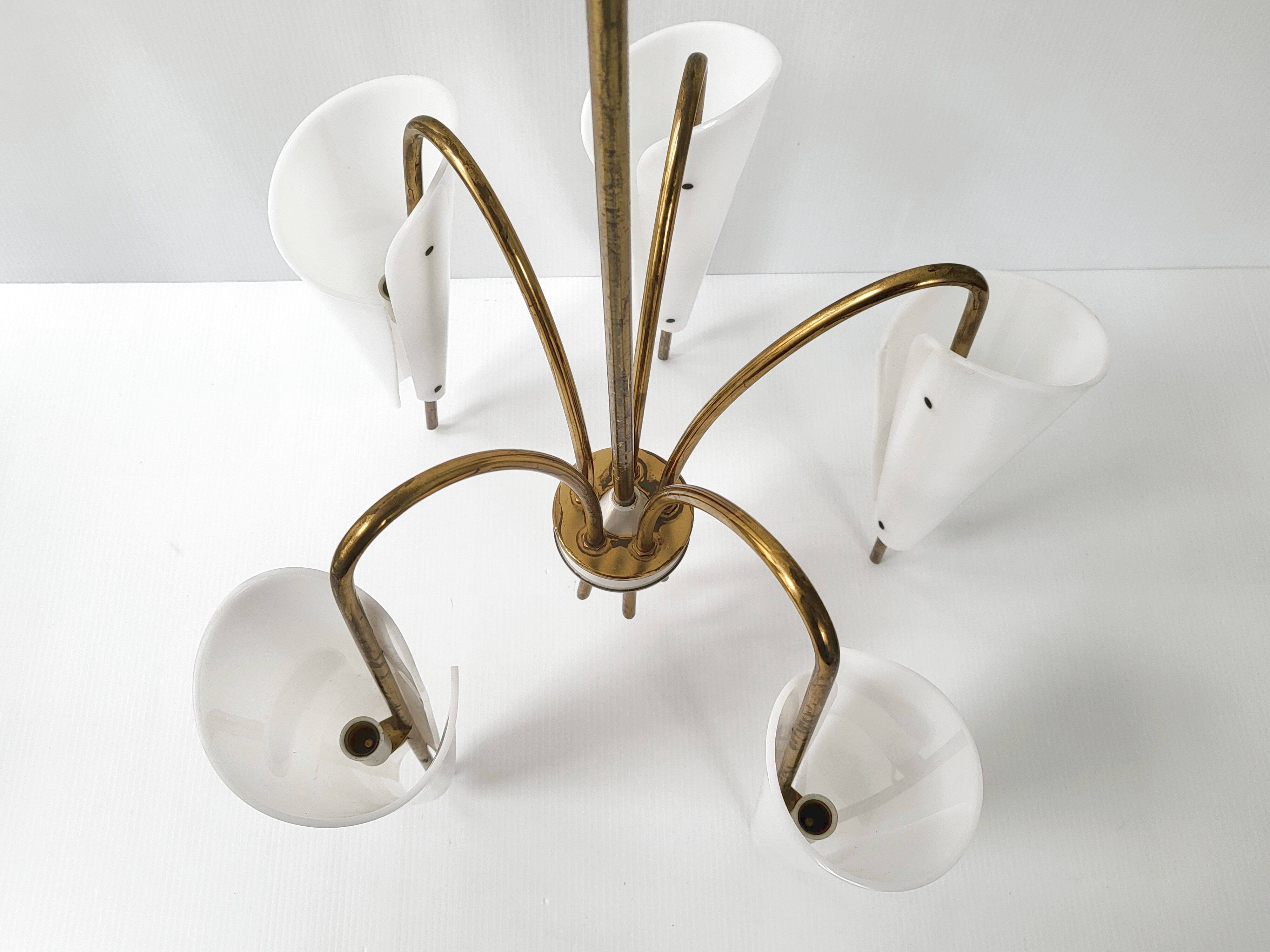Stilnovo pendant light 1950 vintage
