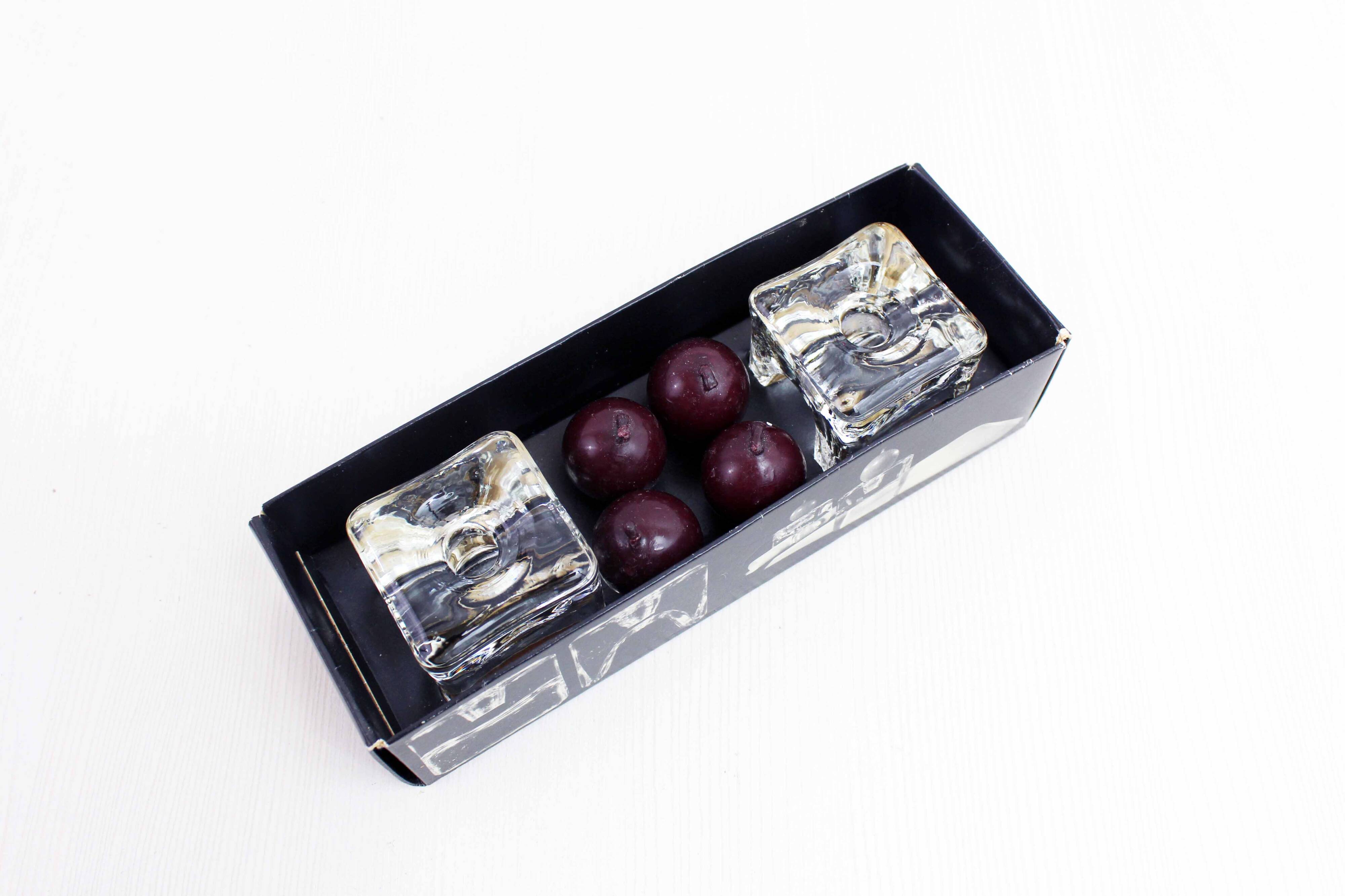 Set of 4 candle holders JUHAVA OY Finland Ri-Jalka 1970