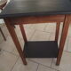 Art Deco console in solid walnut