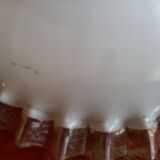 Suspension lampshade opaline glass