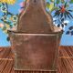 Copper and brass salt box