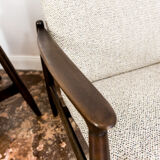 Pair of restored vintage GFM-64 armchairs by Edmund Homa, 1960s