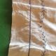 Drap ancien en lin monogrammé 3,20x2,30 m