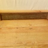 Little farm in oak bench