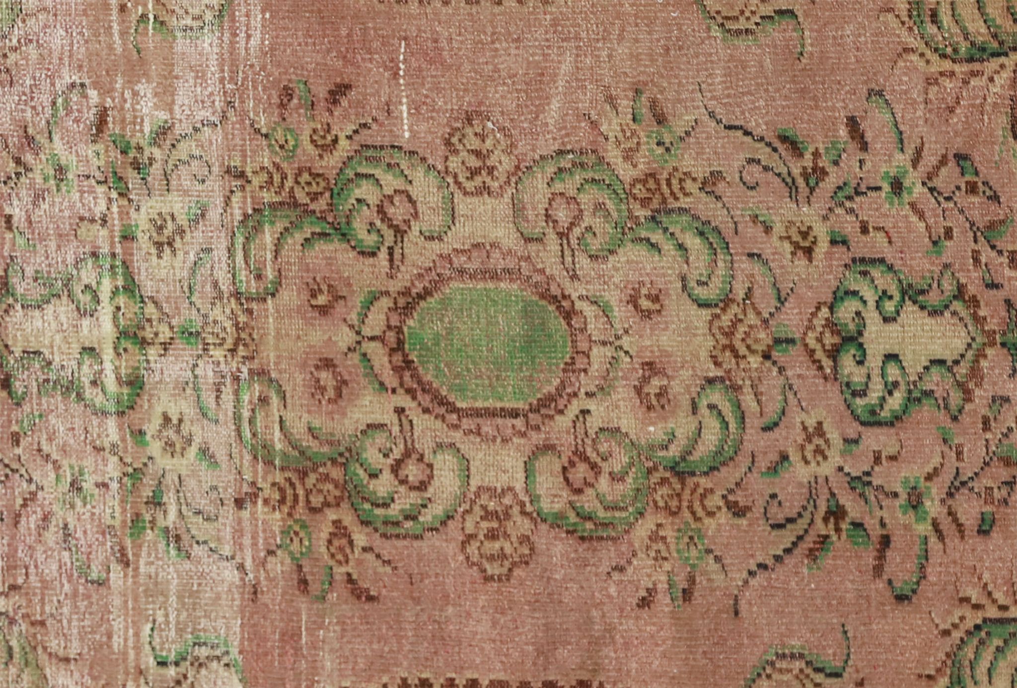 Anatolian handmade vintage rug 289 cm x 204 cm