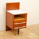 Mid-century bedside table fully renovated by Mojmír Požár, 1960s, Czechoslovakia.