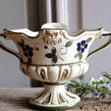 Ceramic pot cover vase Capodimonte, Naples