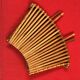 panier en rotin, bambou, corbeille vide poche vintage années 60