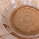 Amber light 1940s–50s – Salad bowl & serving plate