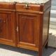 Art Deco sideboard in walnut with a marble top