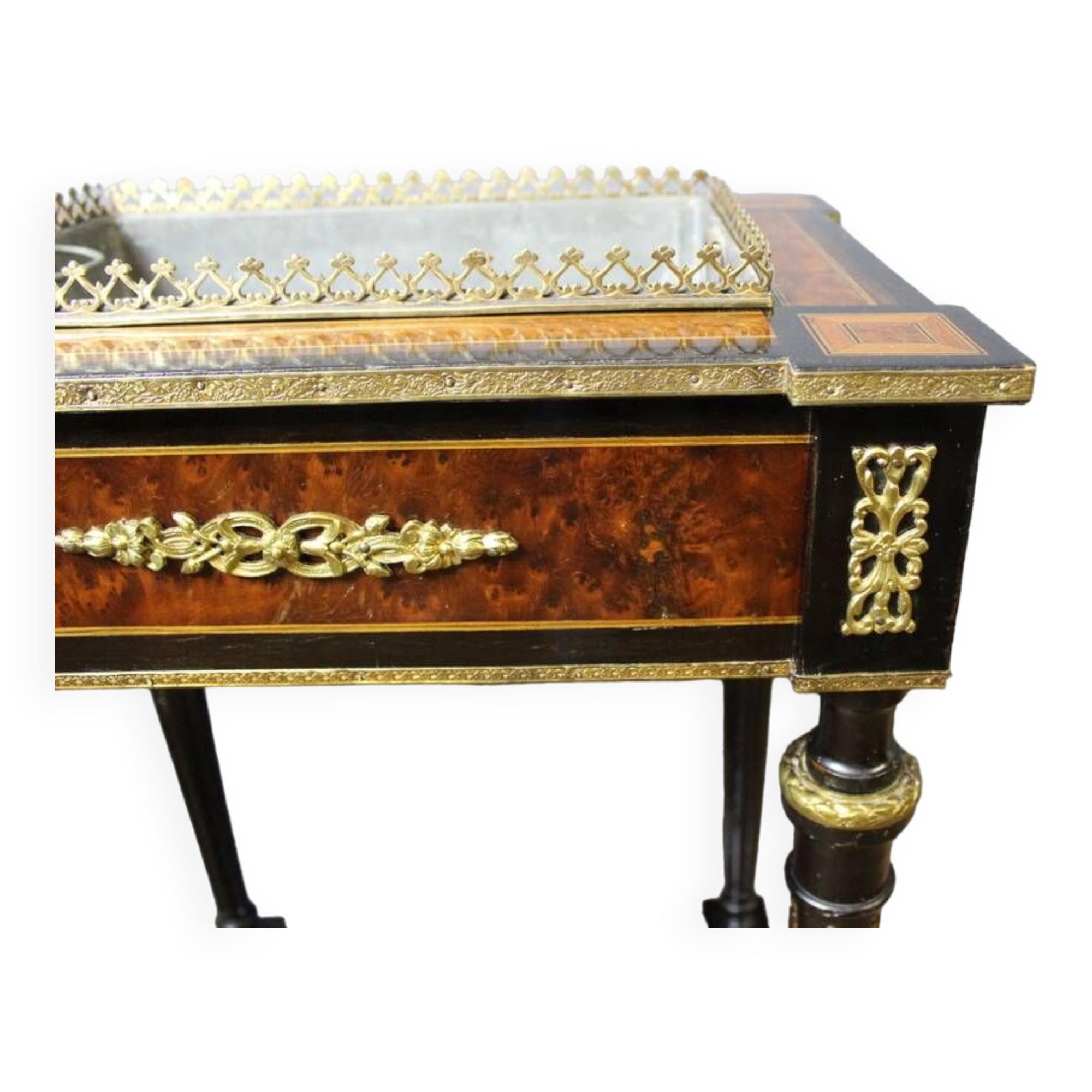 Napoleon III Period Planter In 19th Century Marquetry