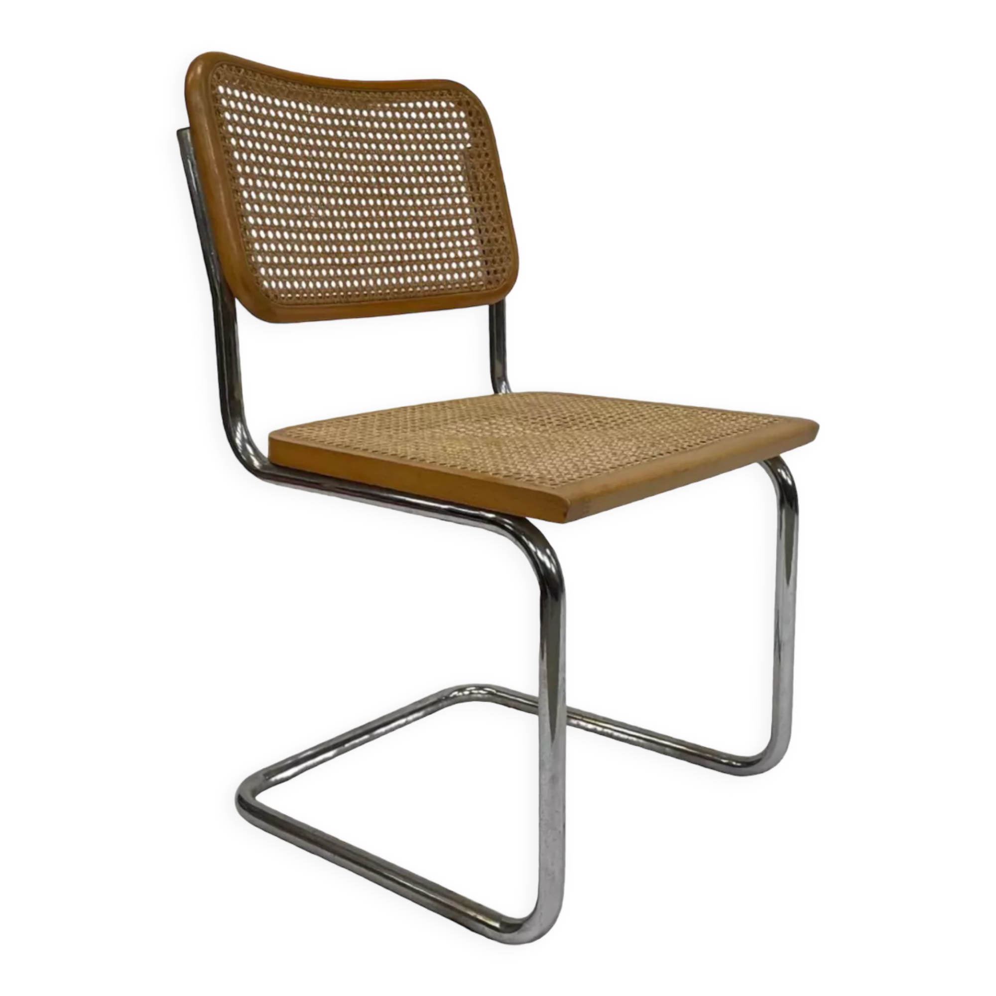 Cesca design chair model b32 in chrome