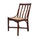 Office chair Mc Guire in bamboo and seat in cannage
