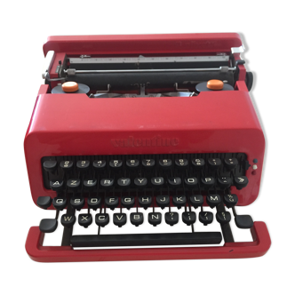Writing machine "Valentine" Olivetti by Ettore Sottsass year 1969