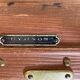 Old brown suitcase