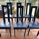 Lot de six chaises bleu de Pietro Costantini