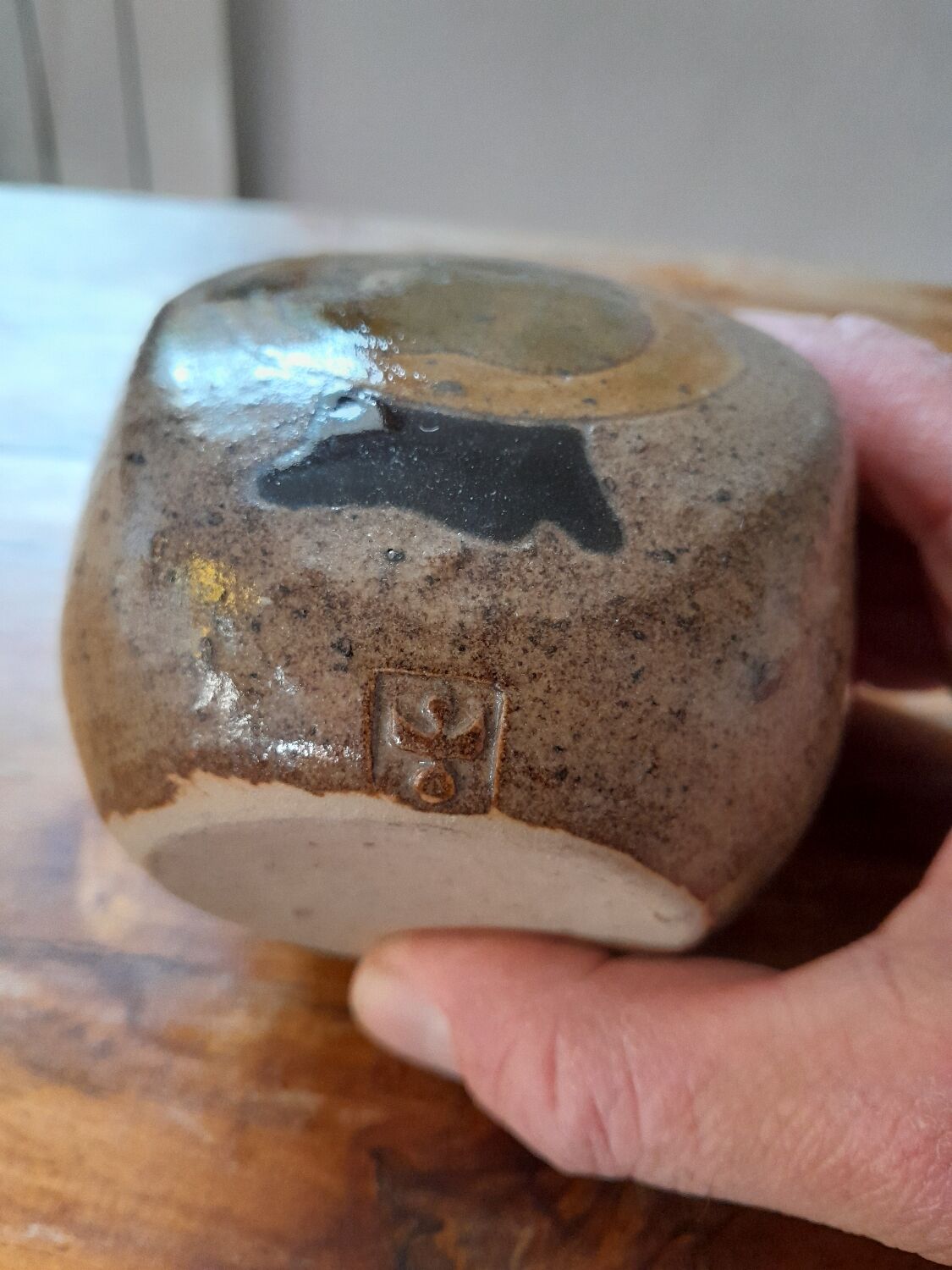 Ceramic flower vase from the 1970s.