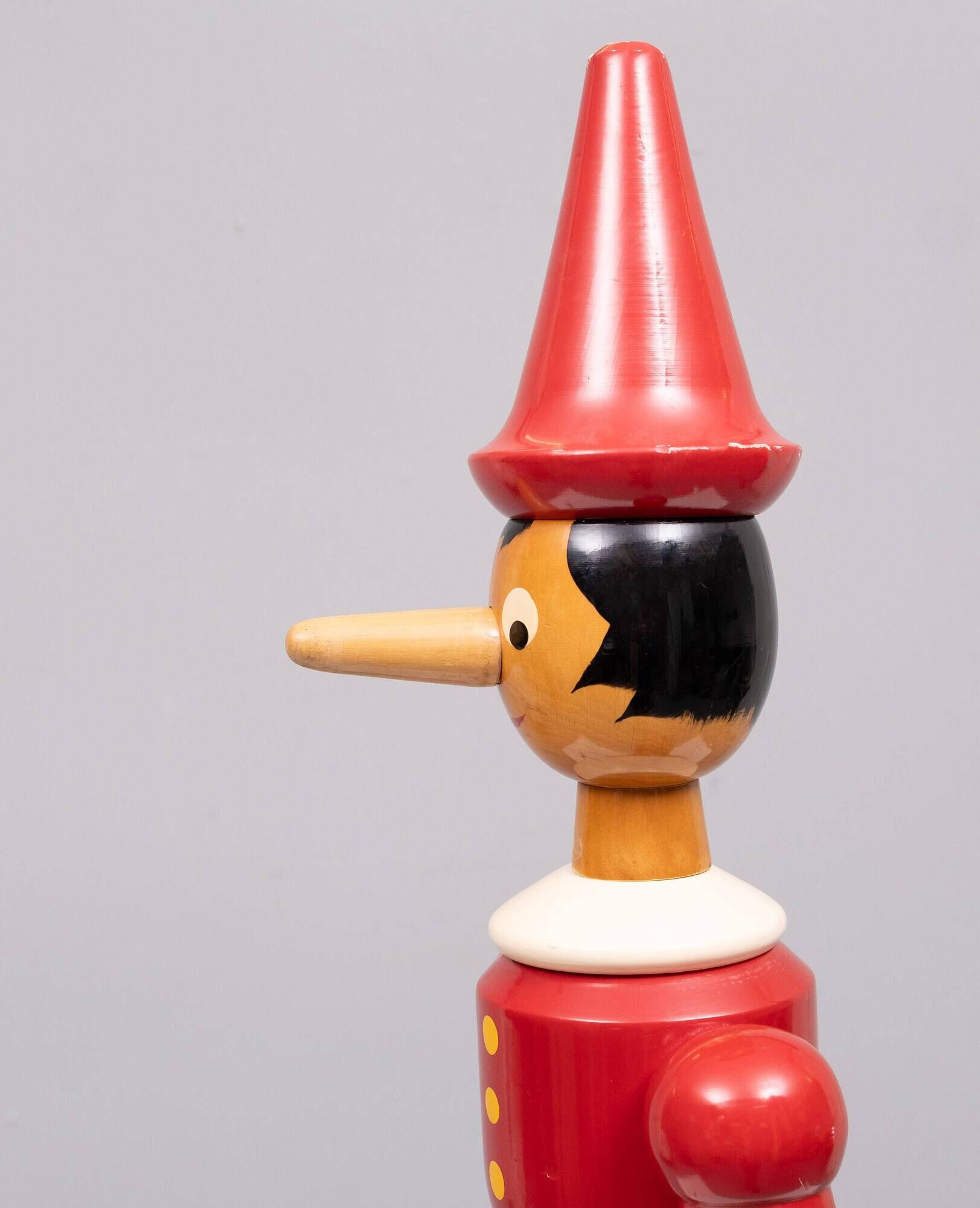 C2 Rainoldi over 37 inch Beech Wood Pinocchio 1980s Italy