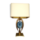 Willy Daro brass lamp, 1970s