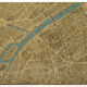 Table basse plan de Paris 1960