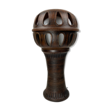 Brutalist ceramic mushroom floor lamp 100cm, 1960s