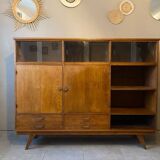 High oak sideboard, 1960s