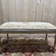 Bench - Louis XVI style office bench in gilded wood