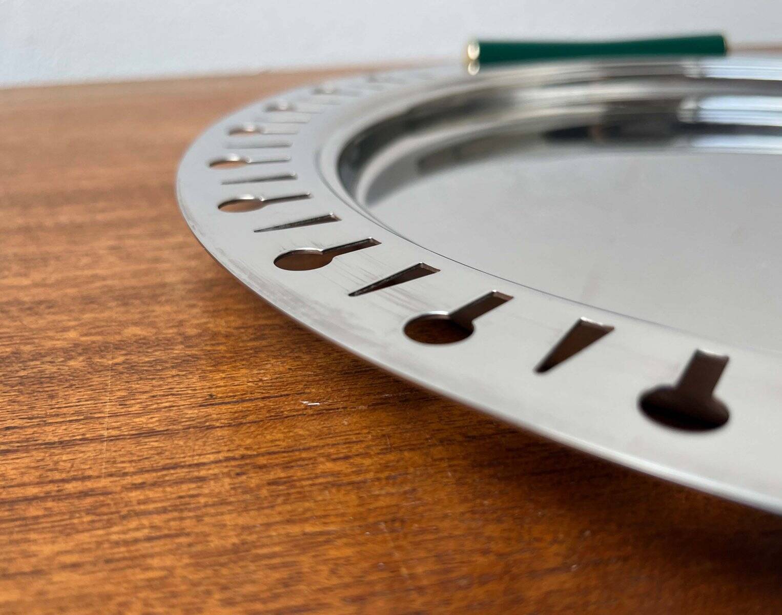 Postmodern Metal Tray from Inoxbeck, Italy, 1980s