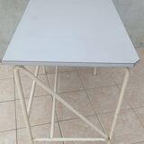 High industrial metal and formica work table
