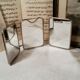 Miroir triptyque 17 x 38 cm