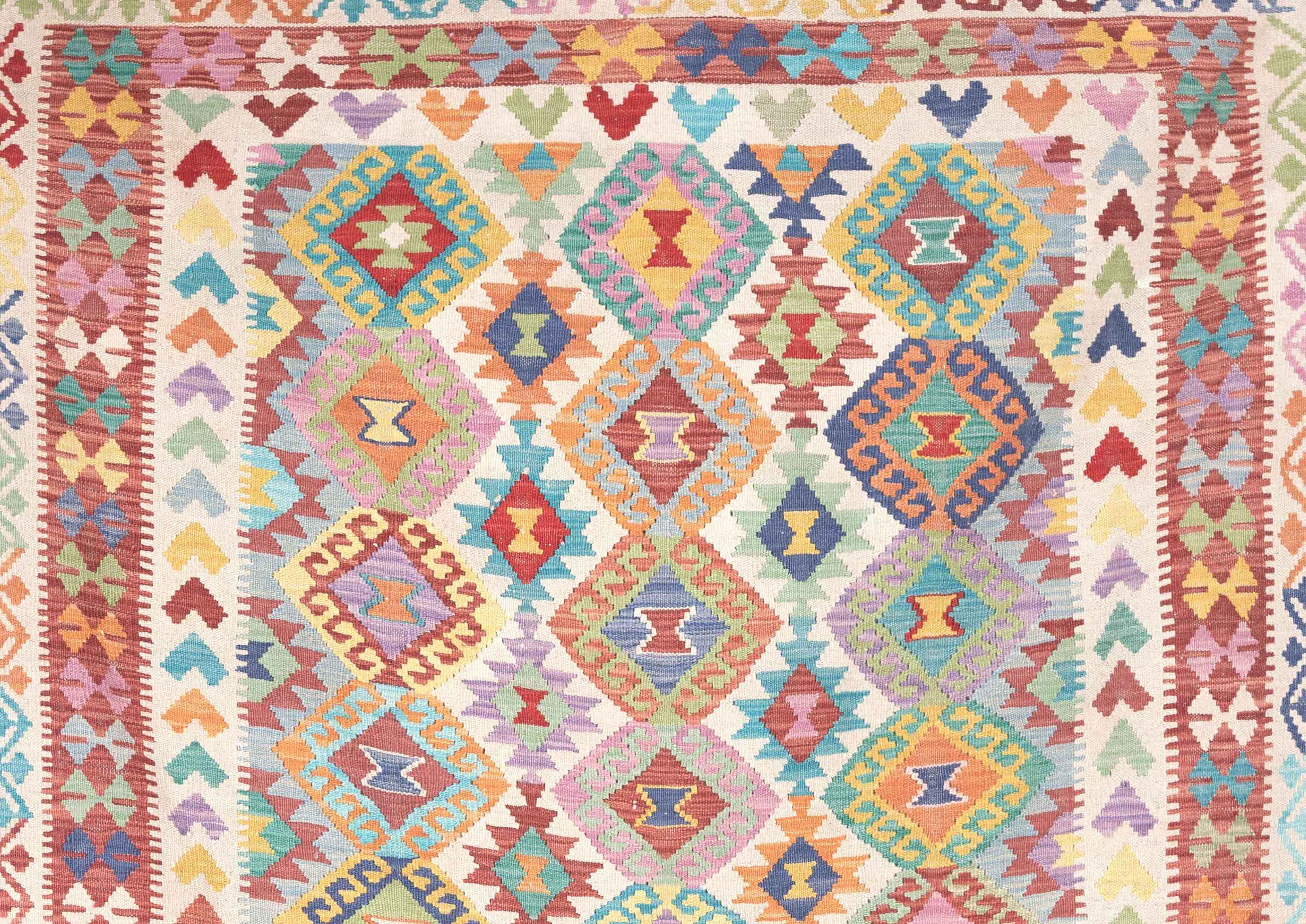 Afghan Pashtun Kilim 192 x 157 cm