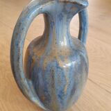 Vase Art Nouveau en céramique & grès flammé Pierrefonds