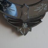 Vintage art deco venetian mirror