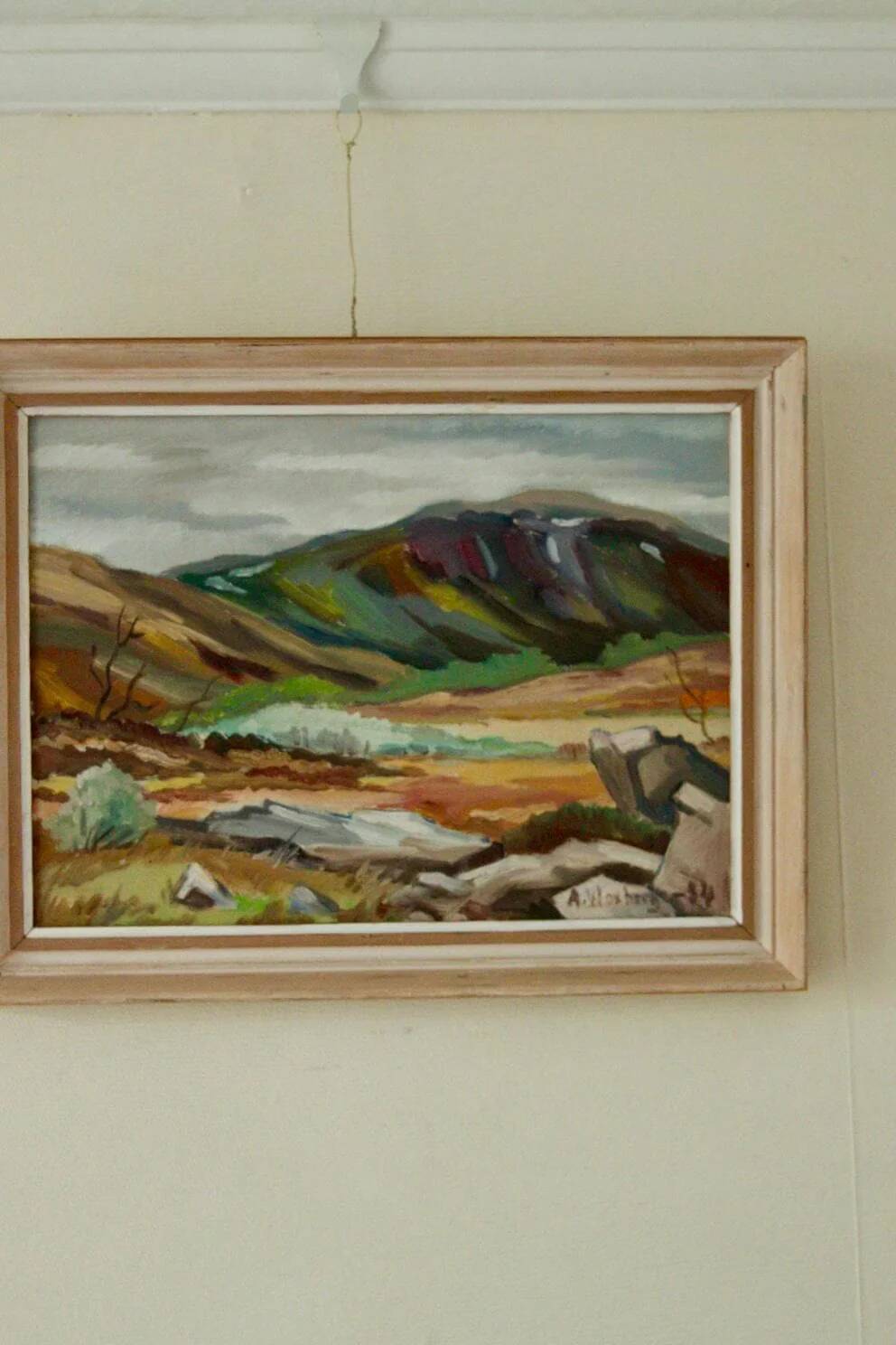 "Landscape with Mountain" A Woxberg