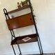 Freestanding wall unit with desk