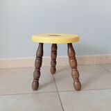 Vintage tripod stool 50s/60s