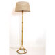 Rattan floor lamp from the 60s by Louis Sognot