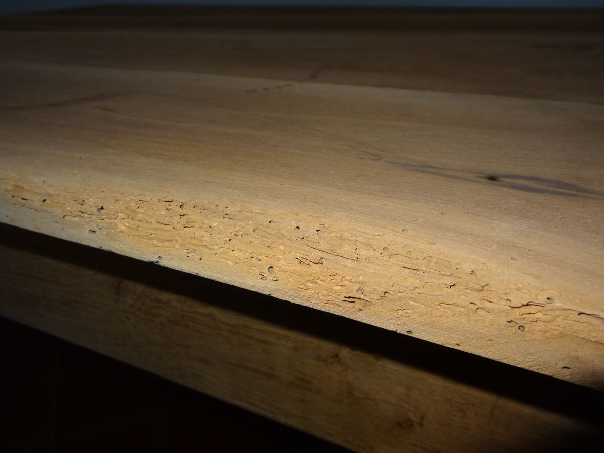 Table de ferme en bois naturel